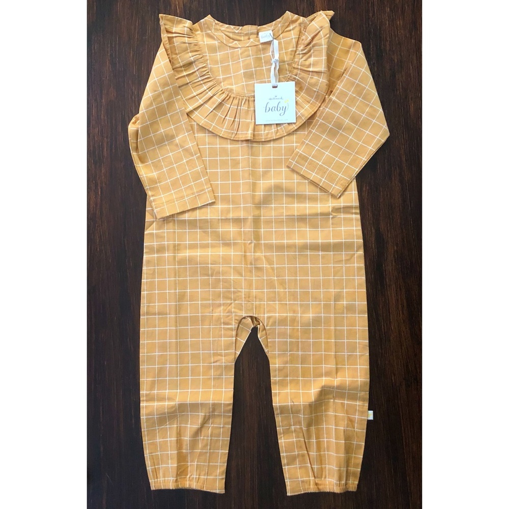 NWT Hallmark Baby Ruffle Overalls